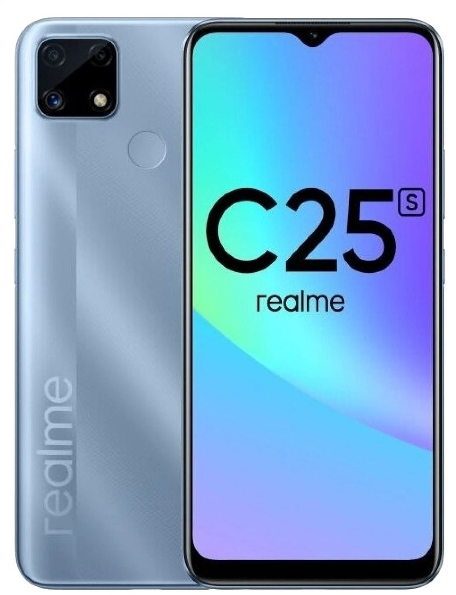 Смартфон Realme C25S GB 4/64  Water Blue, Ростест (EAC)