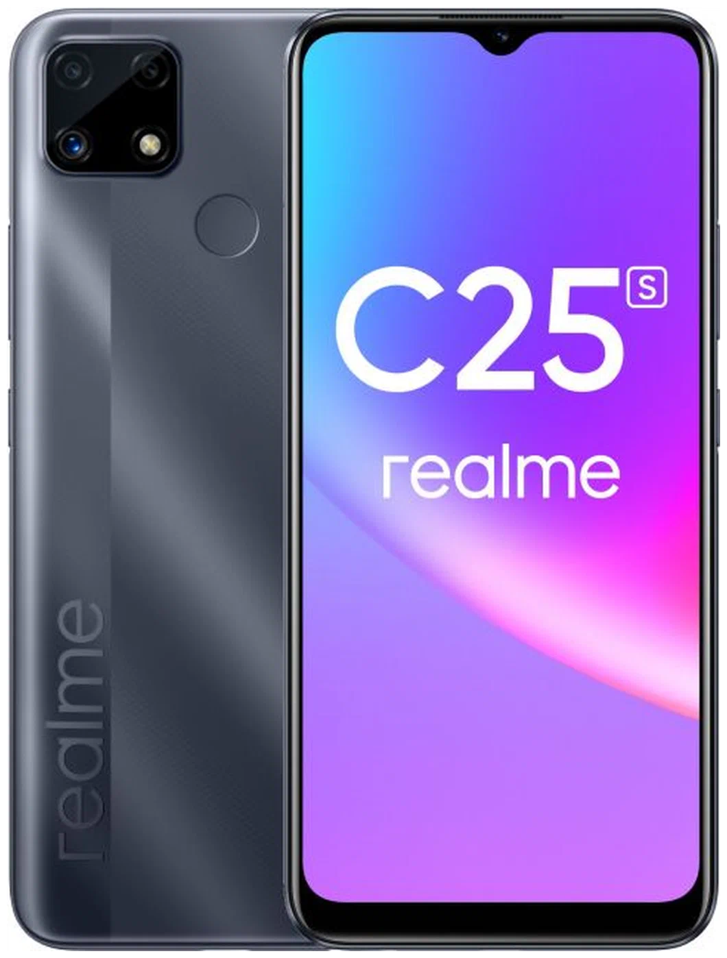 Смартфон Realme C25S 4/64 GB Water Gray, Ростест (EAC)